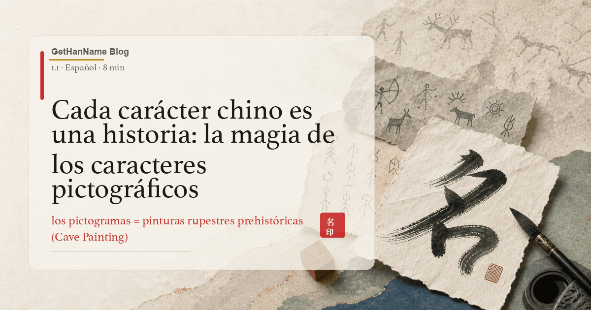 Cada carácter chino es una historia: la magia de los caracteres pictográficos