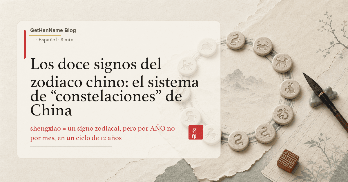 Los doce signos del zodiaco chino: el sistema de “constelaciones” de China