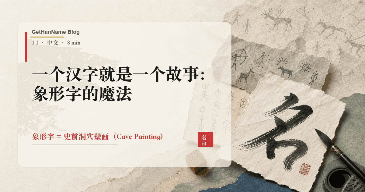 一个汉字就是一个故事：象形字的魔法