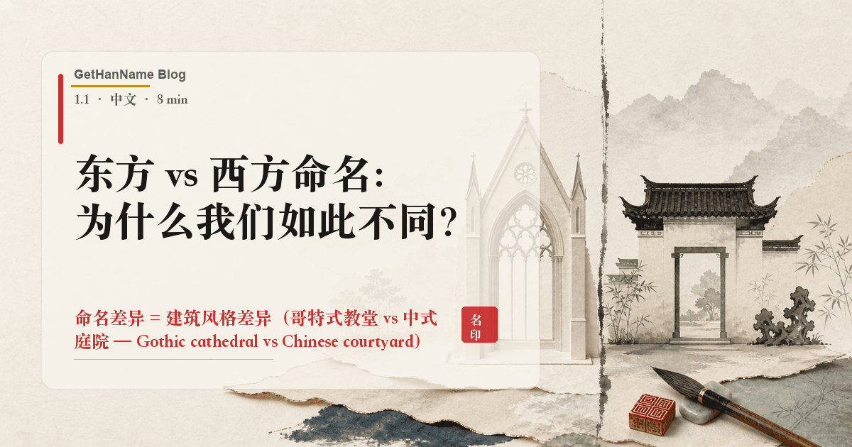 东方 vs 西方命名：为什么我们如此不同？